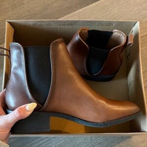 Steve Madden Leather Ankle Boots